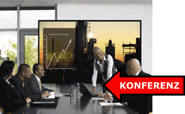 Konferenzraum mit dem BlackScreen 3D